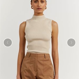 Dissh Sutherland Stone Knit Top